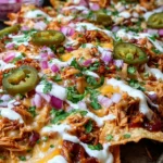Easy Sheet Pan BBQ Chicken Nachos