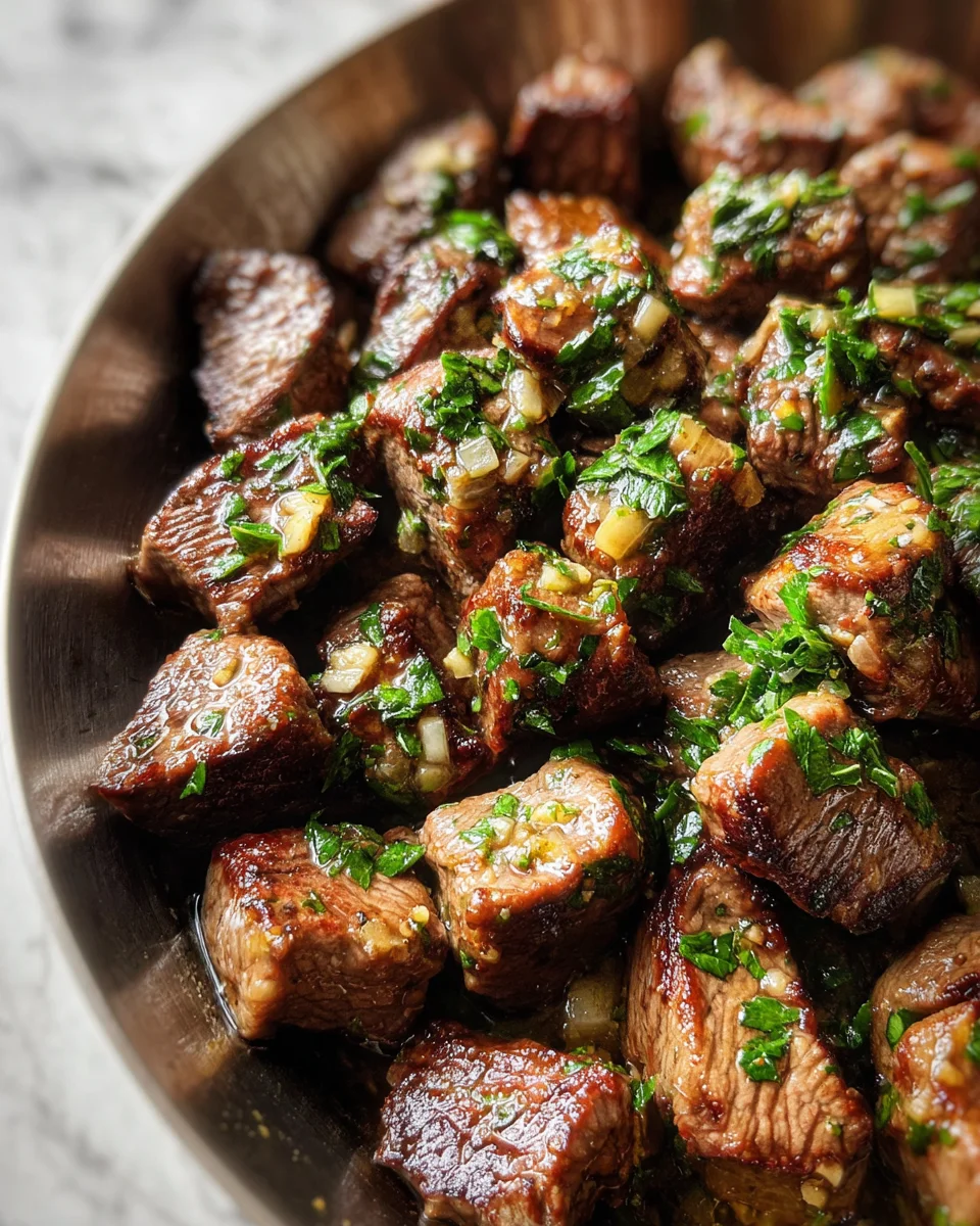 Garlic Butter Steak Bites