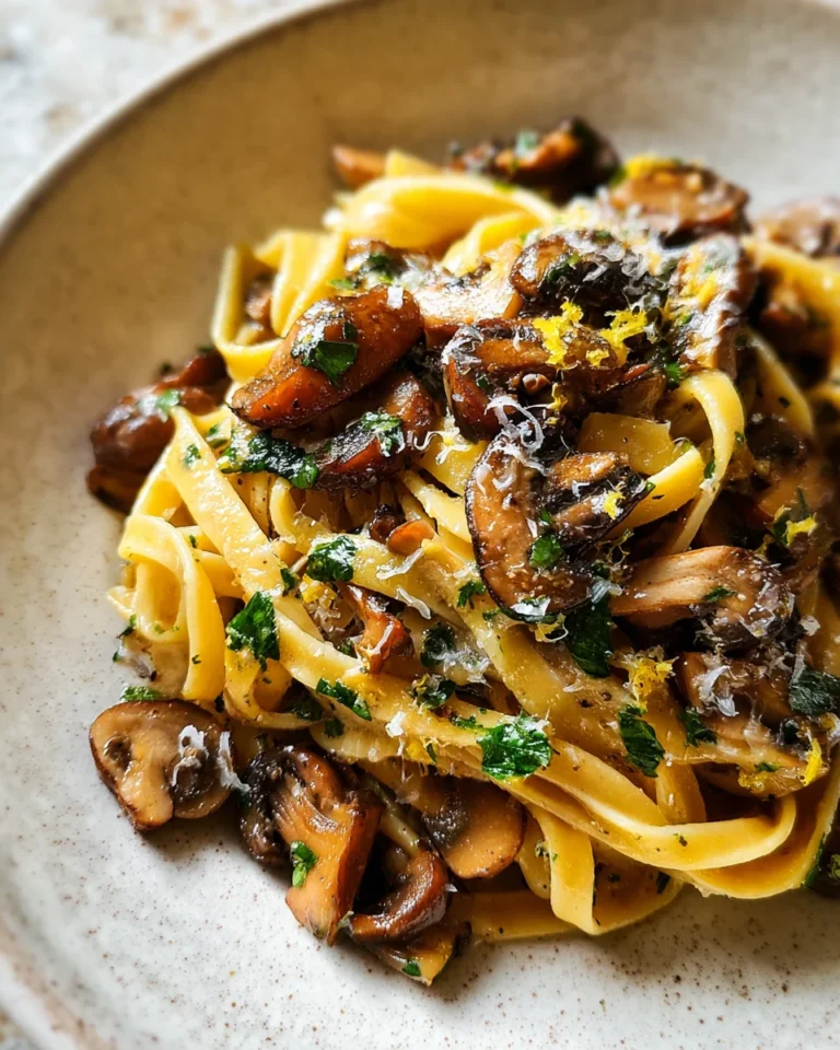 Garlic Mushroom Pasta
