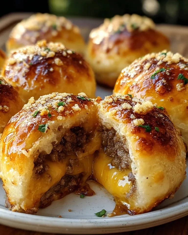 Garlic Parmesan Cheeseburger Bombs Recipe 28 Garlic Parmesan Cheeseburger Bombs Recipe