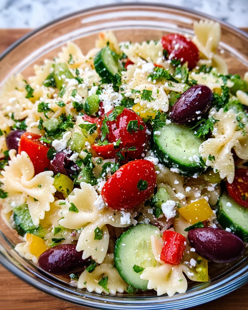 Greek Pasta Salad Recipe 33 Greek Pasta Salad Recipe