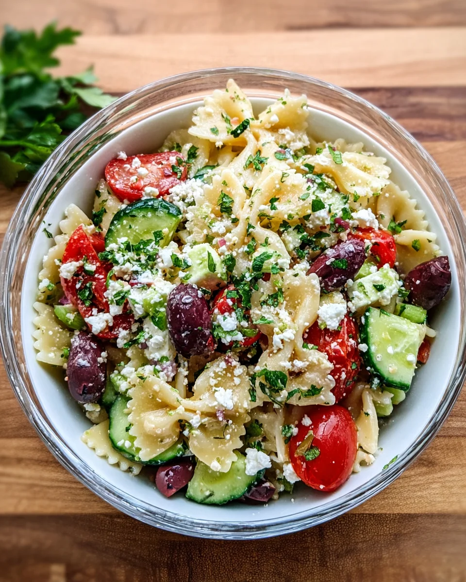 Greek Pasta Salad Recipe 30 Greek