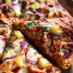 Hawaiian BBQ Chicken Pizza