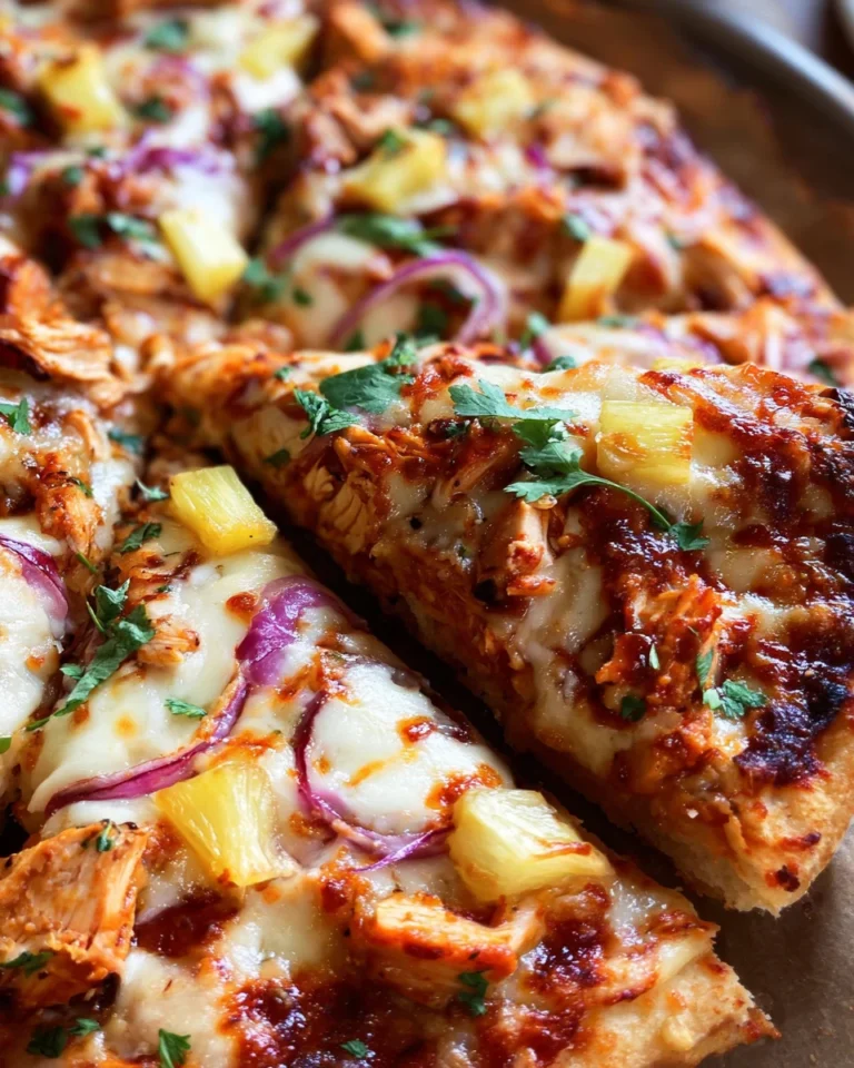 Hawaiian BBQ Chicken Pizza
