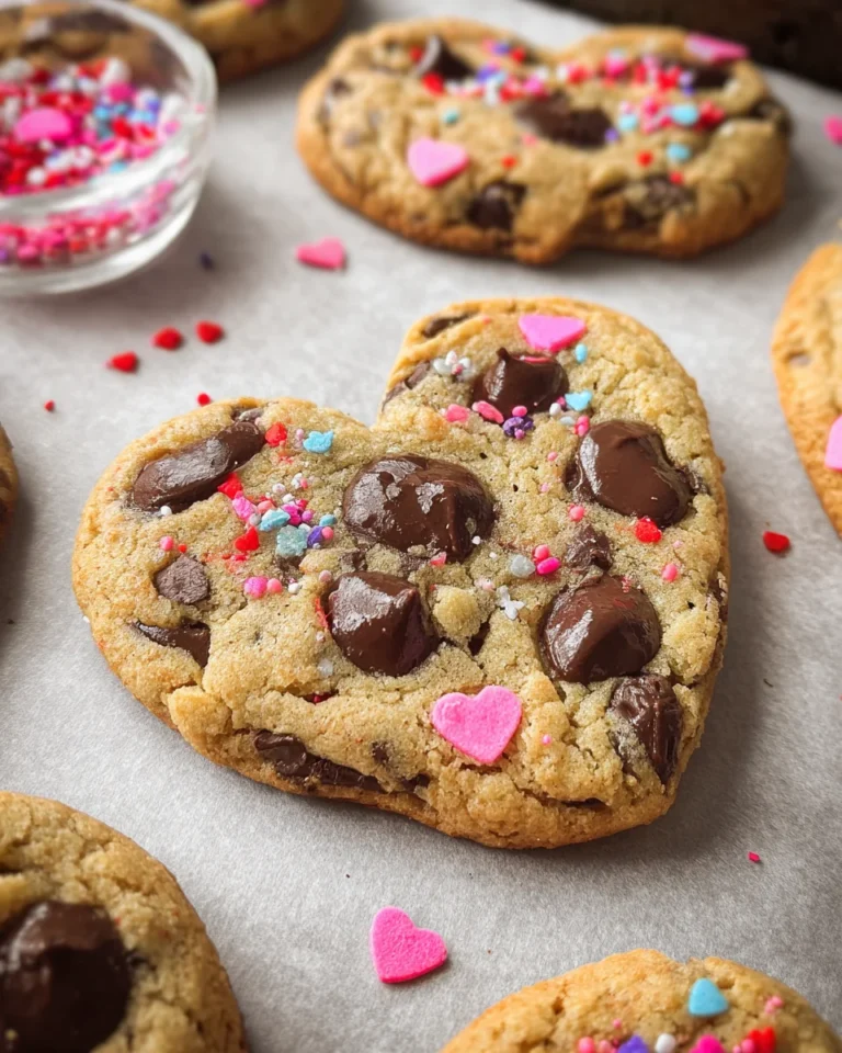 Heart Shaped Chocolate Chip Cookies 27 Heart Shaped Chocolate Chip Cookies