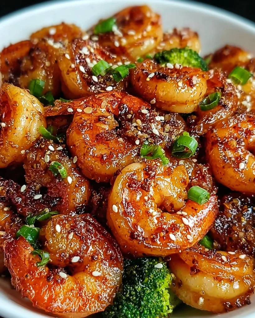 High-Protein Honey Garlic Shrimp