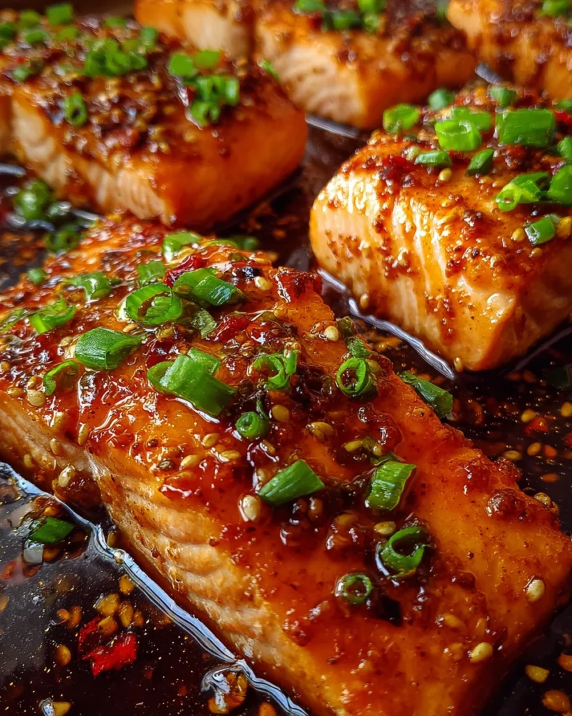 Honey Garlic Glazed Salmon