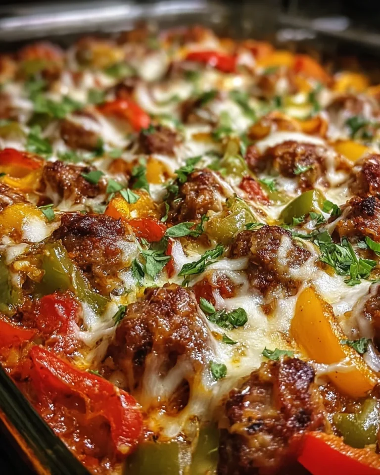 Italian Sausage & Pepper Casserole
