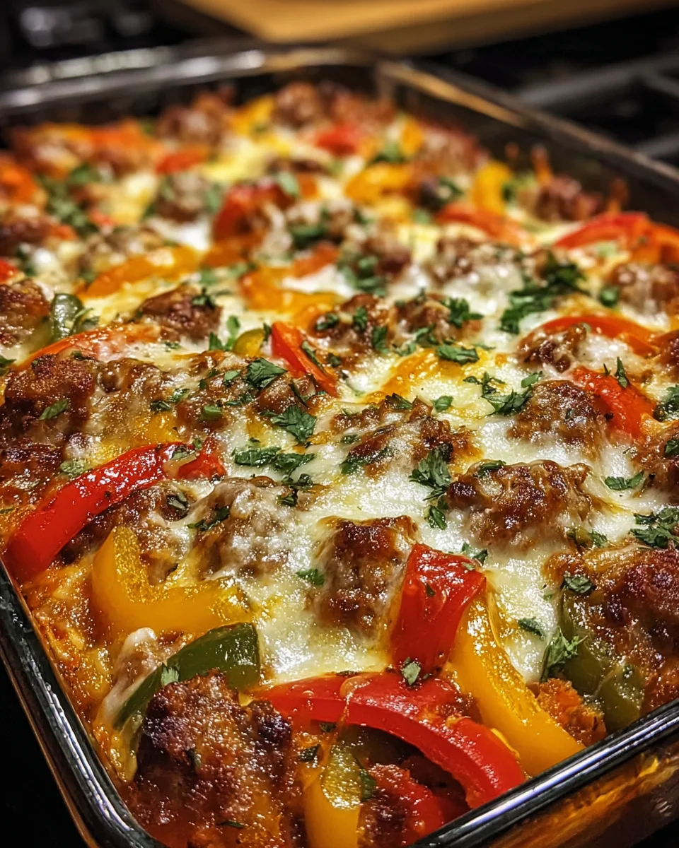 Italian Sausage & Pepper Casserole 21 Italian