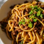 Mongolian Ground Beef Noodles