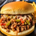 Philly Cheesesteak Sloppy Joes