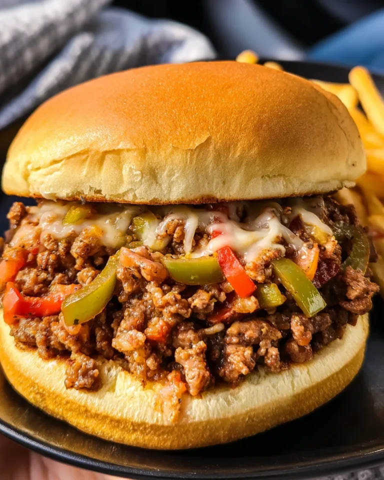 Philly Cheesesteak Sloppy Joes