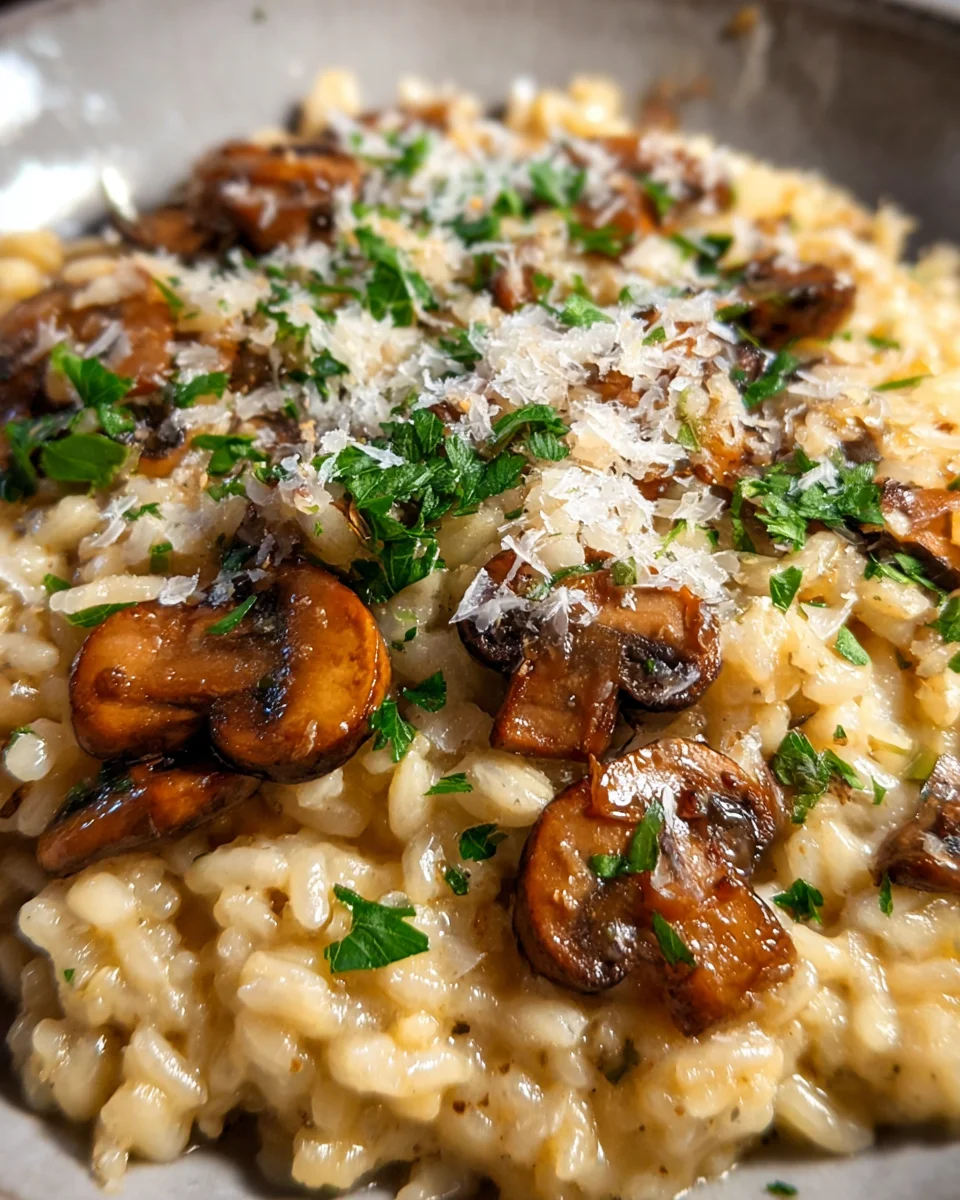 Risotto Mushrooms Italian Dish 25 Risotto