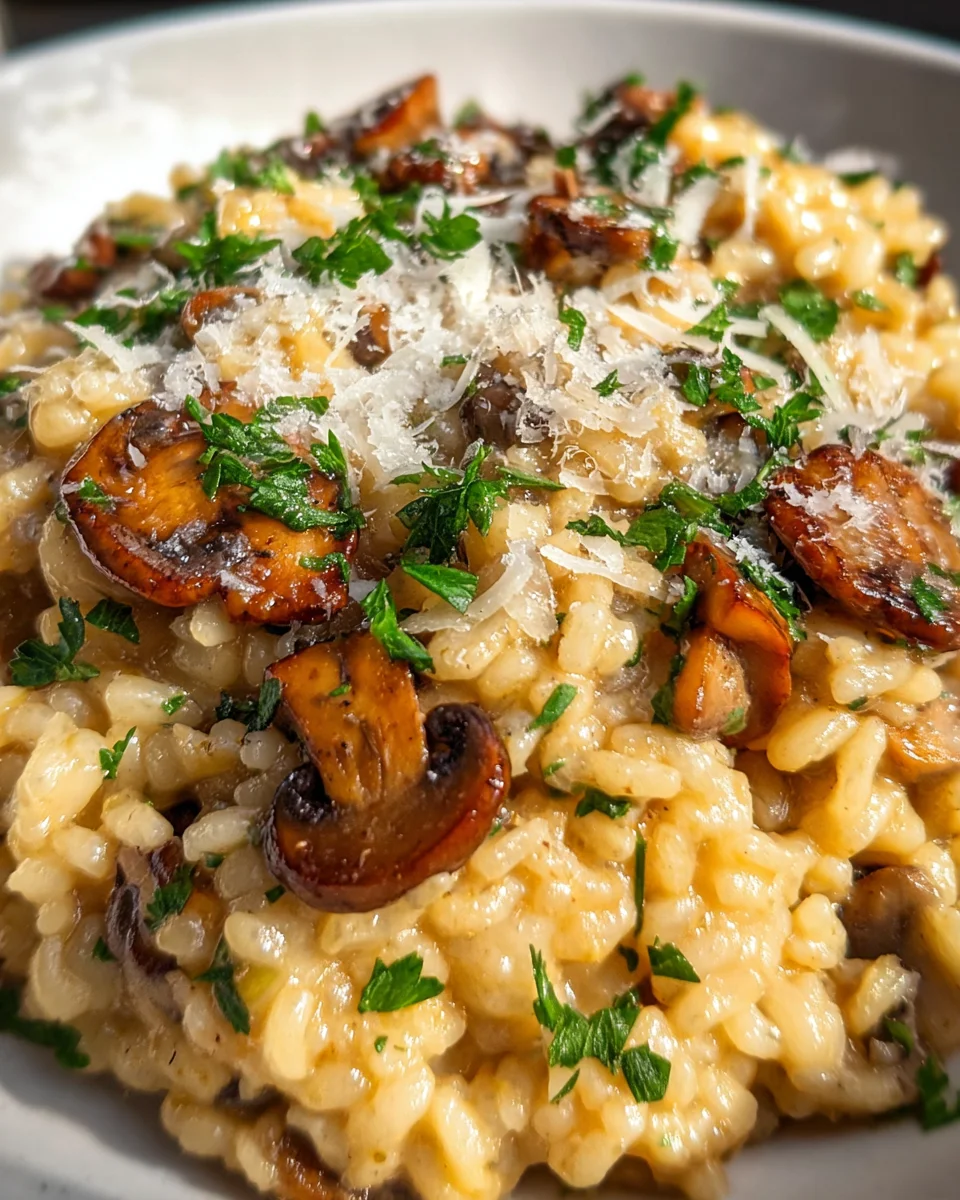 Risotto Mushrooms Italian Dish 26 Risotto
