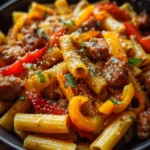 Sweet Pepper & Sausage Pasta