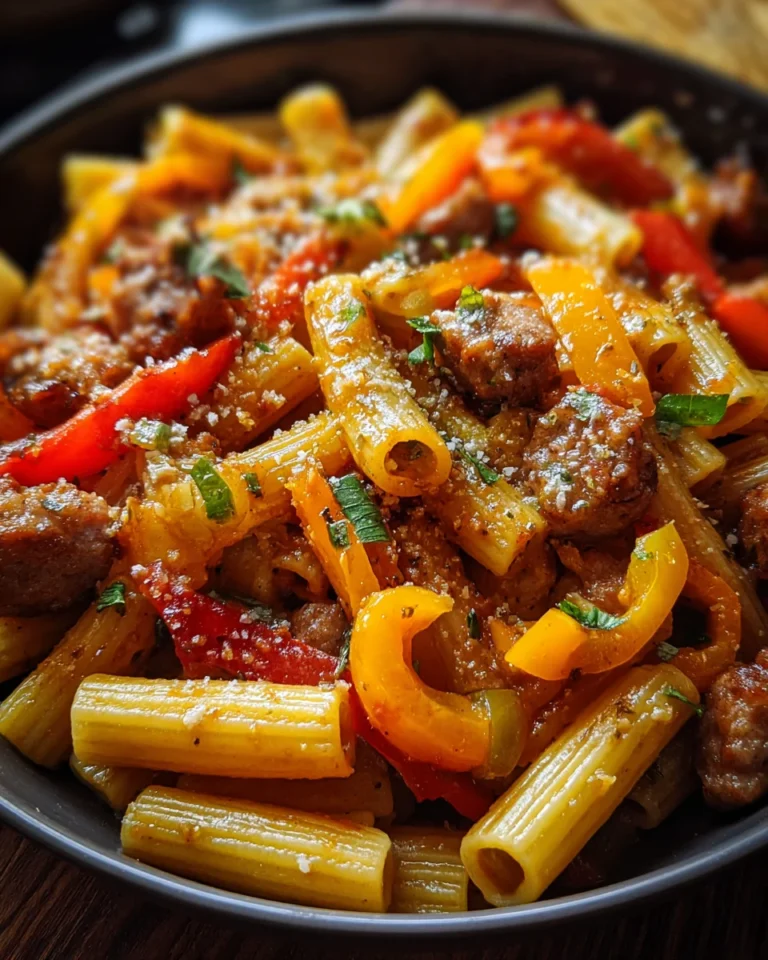 Sweet Pepper & Sausage Pasta