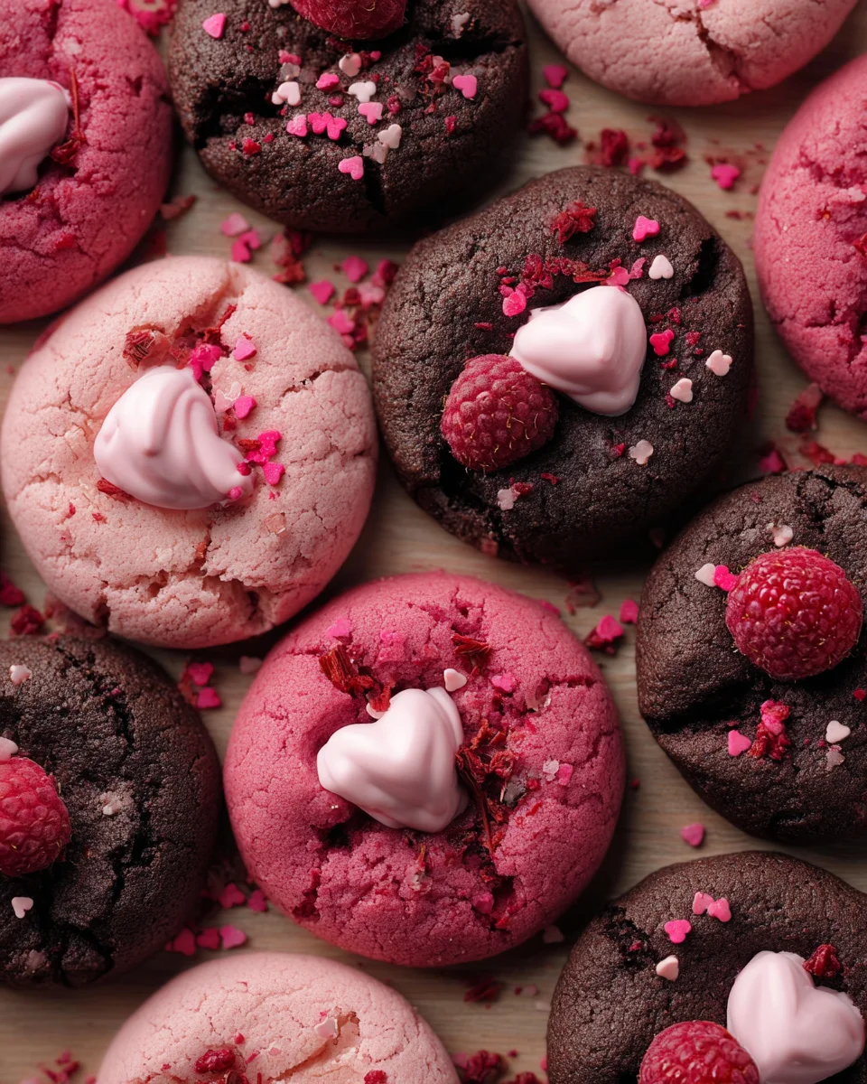 Valentine Ganache Cookies