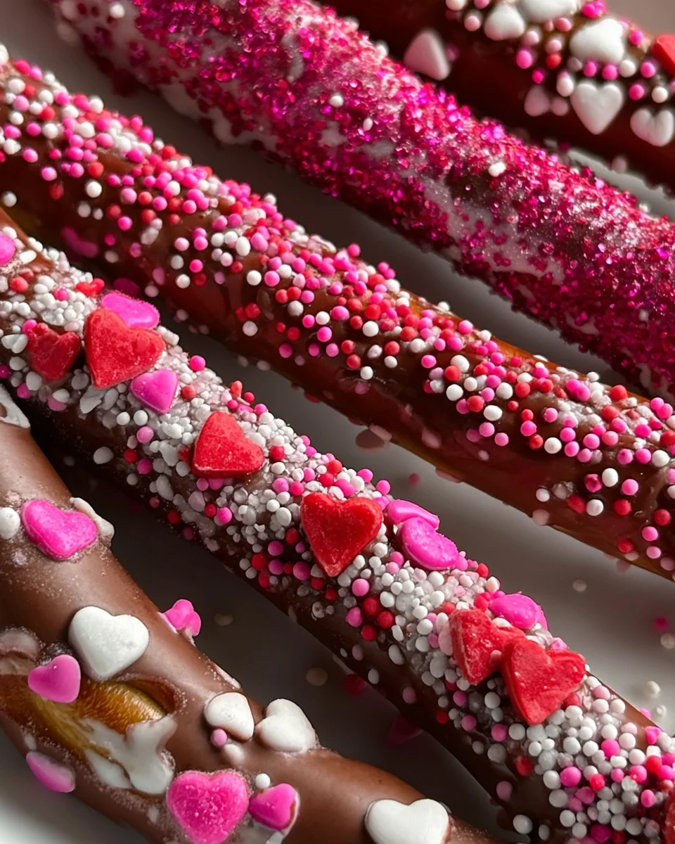 Valentines Day Chocolate Covered Pretzels Recipe 2