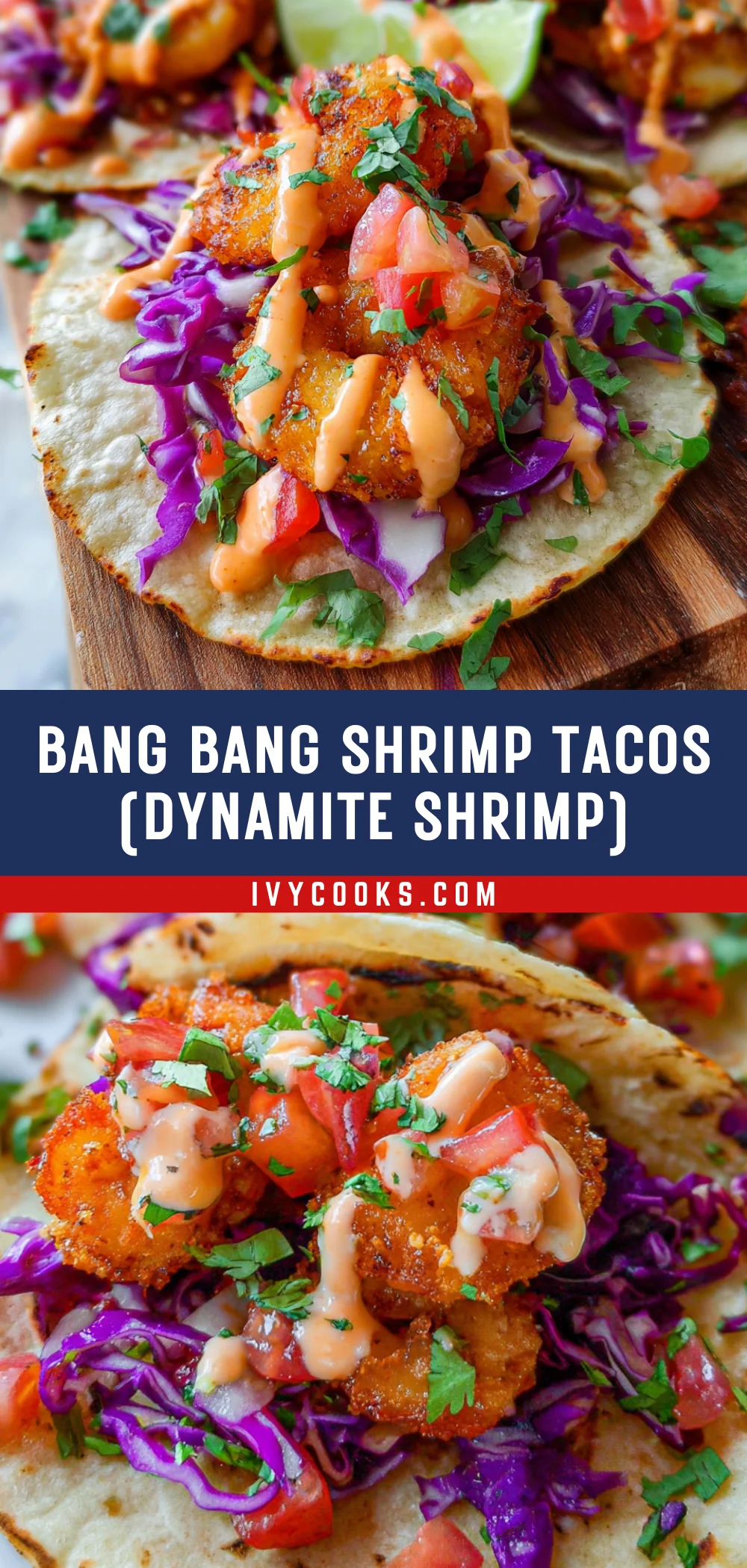 Bang Bang Shrimp Tacos (Dynamite Shrimp) 23 Pinterest Hidden Image