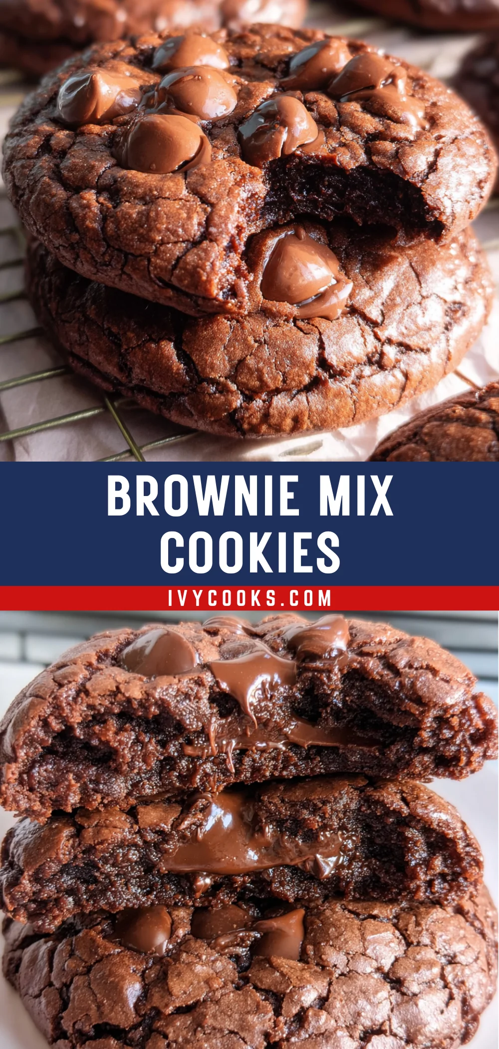 Brownie Mix Cookies 16 Pinterest Hidden Image