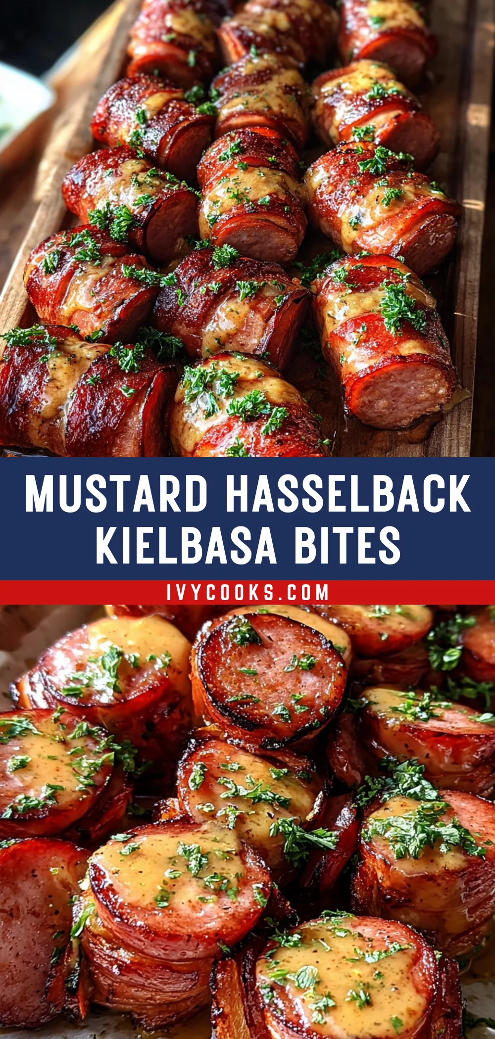 Mustard Hasselback Kielbasa Bites 16 Pinterest Hidden Image
